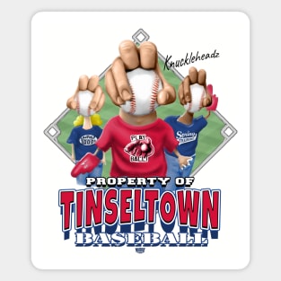 Knucklehead for Tinseltown Baseball Magnet